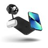 ZENS Dual+Watch - aluminiowa ładowarka bezprzewodowa do dwóch urządzeń oraz Apple Watch - czarna (ZEDC05B/00)