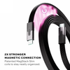 Statik MagStack Slim Pro - kabel USB-C - USB-C 1m, w nylonowym oplocie, płaski, zwijany magnetycznie (black) (PUP-0495-3FT-CC-BLK   )
