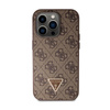 Guess Crossbody 4G Metal Logo - Etui iPhone 14 Pro (brązowy) (GUHCP14LP4TDSCPW)