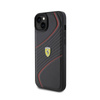 Ferrari Twist Metal Logo - Etui iPhone 15 Plus (czarny) (FEHCP15MPTWK)