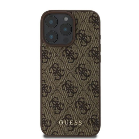 Guess 4G Classic - Etui iPhone 16 Pro (brązowy) (GUHCP16LG4GFBR)
