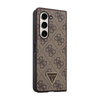 Guess Leather 4G Triangle Strass - Etui Samsung Z Fold 5 (brązowy) (GUHCZFD5P4TDPW)
