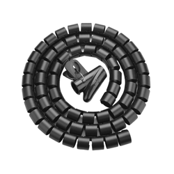 Unitek spiralny organizer na kable, 25 metrów, 22 mm średnicy, czarny (OT1102ABK03-25M)