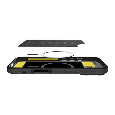 Spigen Rugged Armor Mag MagSafe - Etui do iPhone 17 (Matte Black) (ACS10367)