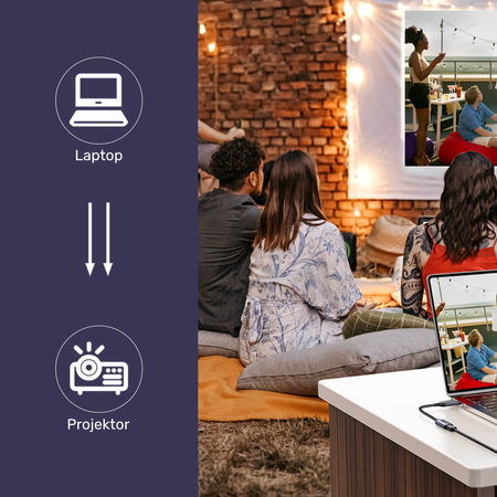 Unitek Przejściówka z DisplayPort 1.4 na HDMI 2.1, 8K60Hz (V1611A01)