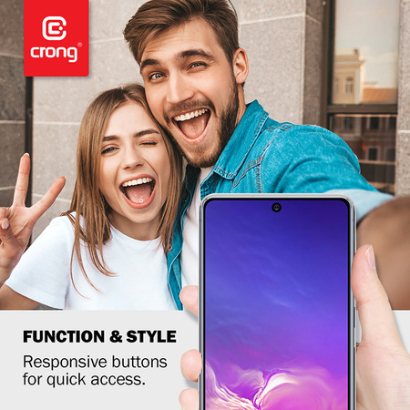 Crong Crystal Slim Cover - Etui Xiaomi Mi Note 10 / Mi Note 10 Pro (przezroczysty) (CRG-CRSLIM-XRMIN10P-TRS)