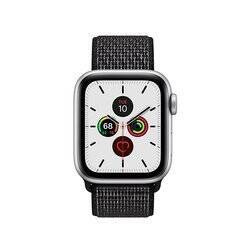 Crong Nylon Reflex - Pasek sportowy do Apple Watch 44/45/46/49 mm (czarny) (CRG-44RFB-BLK)