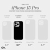 Case-Mate Silicone MagSafe - Etui iPhone 15 Pro (Black) (CM051468)