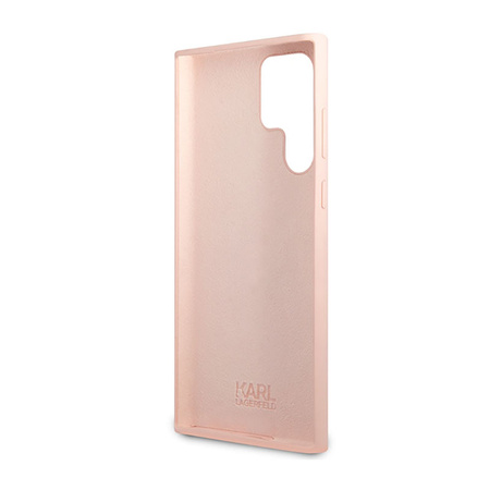 Karl Lagerfeld Silicone NFT Choupette - Etui Samsung Galaxy S23 Ultra (różowy) (KLHCS23LSNCHBCP)