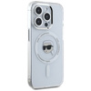 Karl Lagerfeld IML Metal Karl Head MagSafe - Etui do iPhone 15 Pro Max (biały) (KLHMP15XHLSKIH)