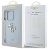 Guess Grained Big 4G Logo Small Classic Logo - Etui do iPhone 16 Pro Max (niebieski) (GUHCP16XPGT4MBB)