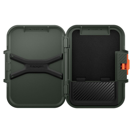 Spigen Lock Fit MagSafe - Portfel magnetyczny (Military Green) (AFA08528)