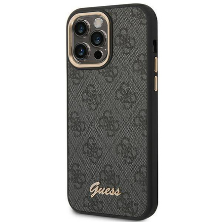 Guess 4G Metal Camera Outline Case – Etui iPhone 14 Pro Max (Czarny) (GUHCP14XHG4SHK)