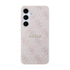 Guess 4G Collection Leather Metal Logo MagSafe - Etui Samsung Galaxy S24 (różowy) (GUHMS24SG4GFRP)