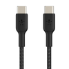 Belkin Kabel USB C na USB C 60W oplot, czarny 0,15m (CAB004BT0MBK)