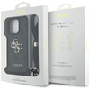 Guess 4G Big Logo Cord Strap Crossbody - Etui do iPhone 16 Pro (czarny) (GUHCP16LP4GMGCRK)