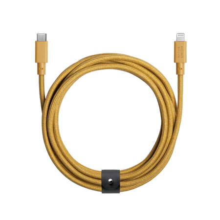 Native Union Belt Cable XL - kabel USB-C - lightning, 3 m (kraft) (BELT-CL-KFT-3-NP)