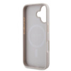 Guess Saffiano Peony Classic Logo MagSafe - Etui iPhone 16 Plus (różowy) (GUHMP16MPSAPSMEP)