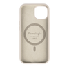 Pomologic CoverCase - silikonowa obudowa ochronna do iPhone 15 kompatybilna z MagSafe (ivory) (POM-IPCCS15MS-701)