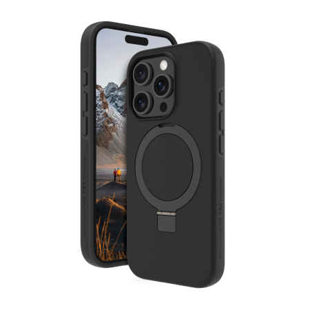 dbramante1928 Iceland Ultra D3O MS Kick - obudowa ochronna z podstawką do iPhone 16 Pro Max kompatybilna z MagSafe czarny (IUK7BL006300)