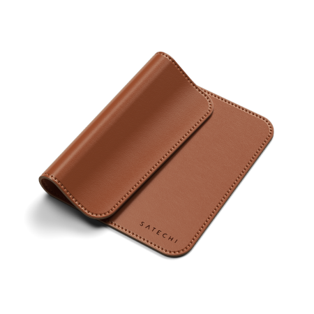Satechi Premium Mouse Pad - podkładka pod mysz ze skóry wegańskiej - brązowa (ST-LMPN)