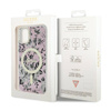 Guess Flower MagSafe - Etui iPhone 11 (Różowy) (GUHMN61HCFWSP)