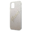 Guess Glitter Gradient Script - Etui iPhone 12 mini (złoty) (GUHCP12SPCUGLSGO)
