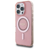 Guess IML Rhinestones MagSafe - Etui iPhone 16 Pro Max (różowy) (GUHMP16XPFTDTEP)