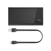Green Cell PowerPlay20s - Power Bank 20000 mAh z szybkim ładowaniem USB-A QuickCharge 3.0 oraz 2x USB-C Power Delivery 22.5W (czarny) (PBGC03S)