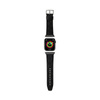Karl Lagerfeld Saffiano Monogram - Pasek do Apple Watch 42/44/45/49 mm (czarny) (KLAWLSAKLHPK)