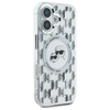 Karl Lagerfeld IML Monogram Karl & Choupette Head MagSafe - Etui iPhone 16 (przezroczysty) (KLHMP16SHMCKMHT)