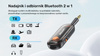 UNITEK 2w1 Adapter Bluetooth 5.3 nadajnik/odbiornik audio zasięg 10m czarny (B1111A01)