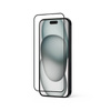 Crong Anti-Bacterial 3D Armour Glass - Szkło hartowane 9H Full Glue do iPhone 16 Plus / iPhone 15 Plus + ramka instalacyjna (CRG-AB3DAG-IP15PL)