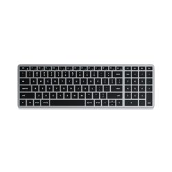 Satechi Slim X2 Bluetooth Backlit Keyboard - bezprzewodowa klawiatura z układem numerycznym - gwiezdna szarość (ST-BTSX2M)