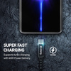 Crong Armor Link - Kabel 60W PD 3A USB-C do USB-C 25cm (czarny) (CRG-AL025USCC-BLK)