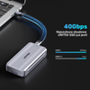 Unitek Aktywnie chłodzona obudowa M2 NvMe SSD USB4 40Gbps (S1242AGY01-EU)