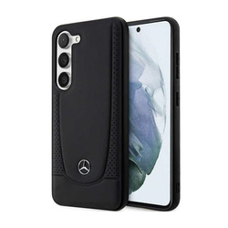 Mercedes Leather Urban Line - Etui Samsung Galaxy S23 FE (czarny) (MEHCS23FEARMBK)