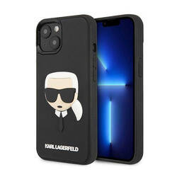 Karl Lagerfeld 3D Rubber Karl`s Head - Etui iPhone 14 Plus (czarny) (KLHCP14MKH3DBK)