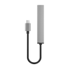 Orico Hub USB-C, USB-A 5Gbps, 3*USB-A 2.0, aluminiowy (AH-13-GY-EP-HW)