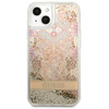 Guess Liquid Glitter Paisley - Etui iPhone 13 mini (złoty) (GUHCP13SLFLSD)