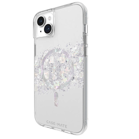 Case-Mate Karat MagSafe - Etui iPhone 15 Plus zdobione masą perłową (A Touch of Pearl) (CM051572)