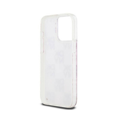 DKNY Liquid Glitter Multilogo - Etui iPhone 15 Pro Max (różowy) (DKHCP15XLCPEPP)