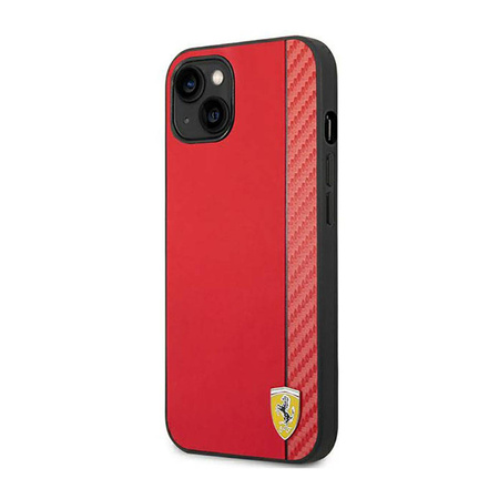 Ferrari Carbon – Etui iPhone 14 Plus (Czerwony) (FEHCP14MAXRE)