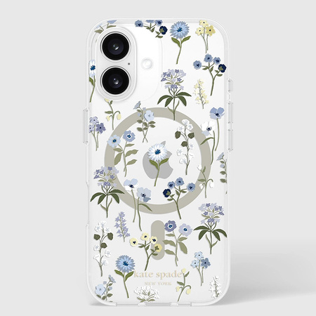 Kate Spade New York Protective MagSafe - Etui iPhone 16 (Precious Bloom) (KS054340)