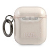 Karl Lagerfeld Choupette Head Glitter - Etui Airpods (złoty) (KLA2UCHGD)