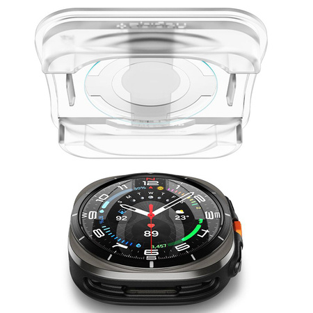 Spigen GLAS.TR EZ FIT 2-Pack - Szkło hartowane do Samsung Galaxy Watch Ultra 47 mm (2 szt) (AGL08349)