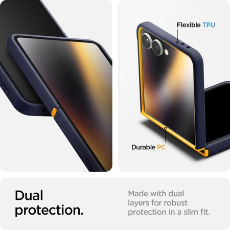 Spigen Nano Pop Mag MagSafe - Etui do Samsung Galaxy Z Flip 7 (Blueberry Navy) (ACS09563)