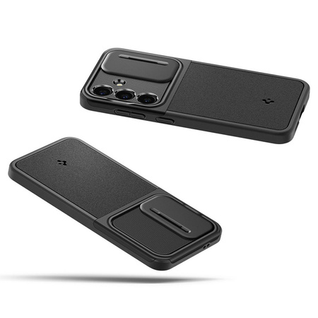 Spigen Optik Armor - Etui do Samsung Galaxy S24 (Czarny) (ACS07363)