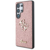 Guess Fixed Glitter Big 4G Metal Logo - Etui do Samsung Galaxy S25 Ultra (różowy) (GUHCS25LHG4SGP)