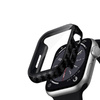 Crong Hybrid Watch Case - Etui ze szkłem Apple Watch 45mm (Carbon) (CRG-45HS-CRB)